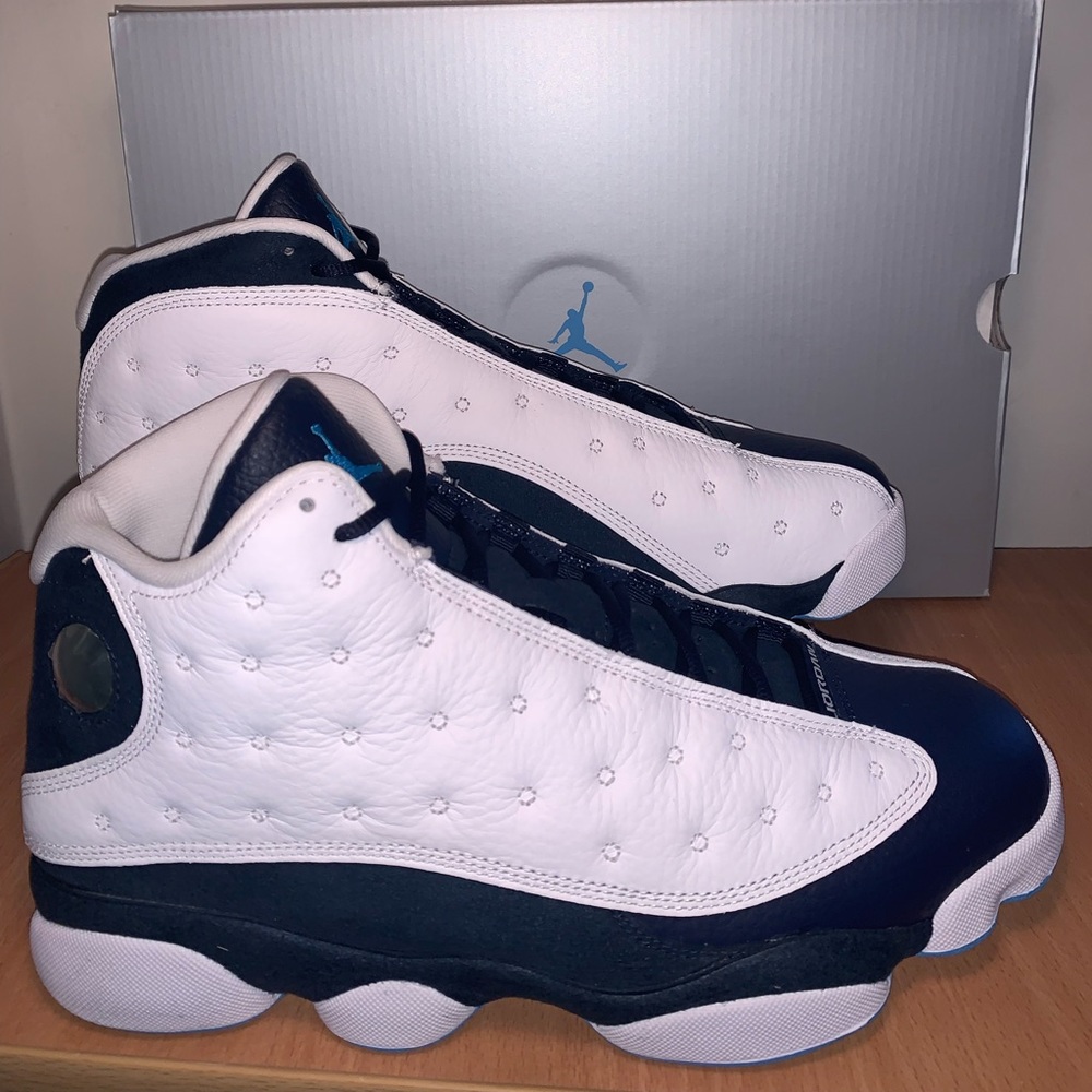 Air Jordan 13 Obsidian Powder Blue White